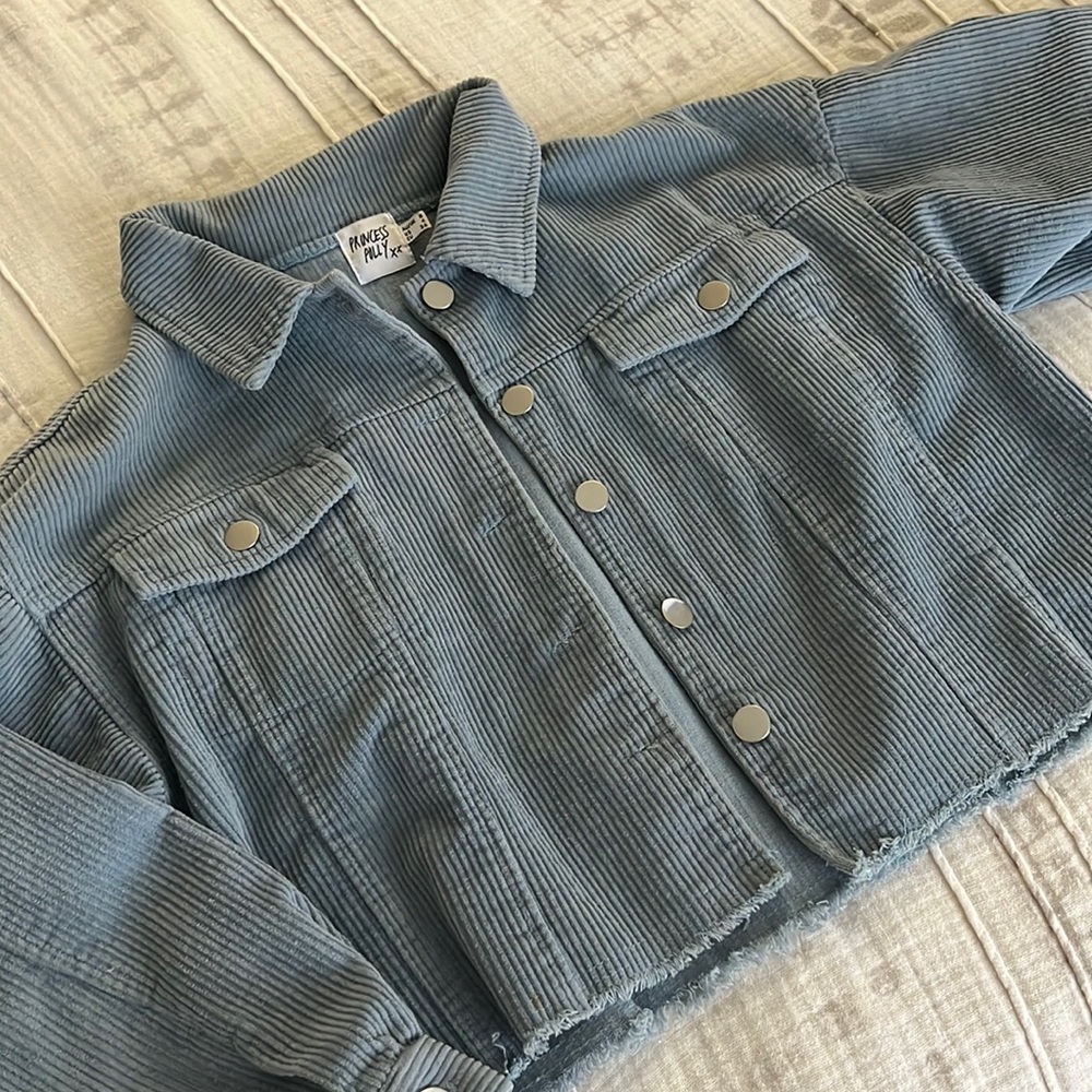 Princess Polly Cropped Corduroy Jacket
